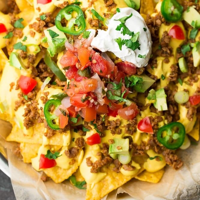 Ultimate Fully Loaded Vegan Nachos