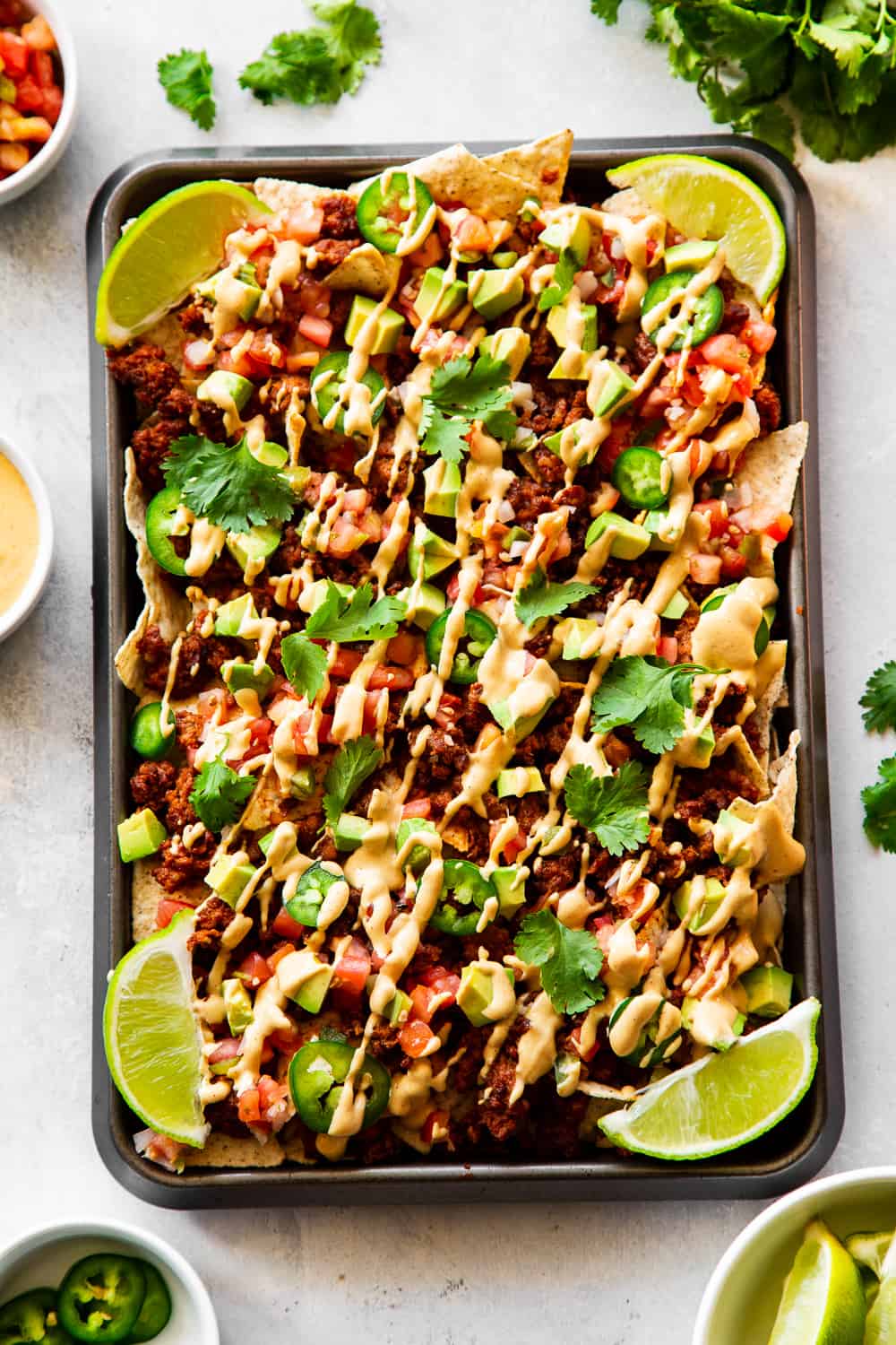 Quick Loaded Paleo Nachos {Grain Free, Dairy Free}