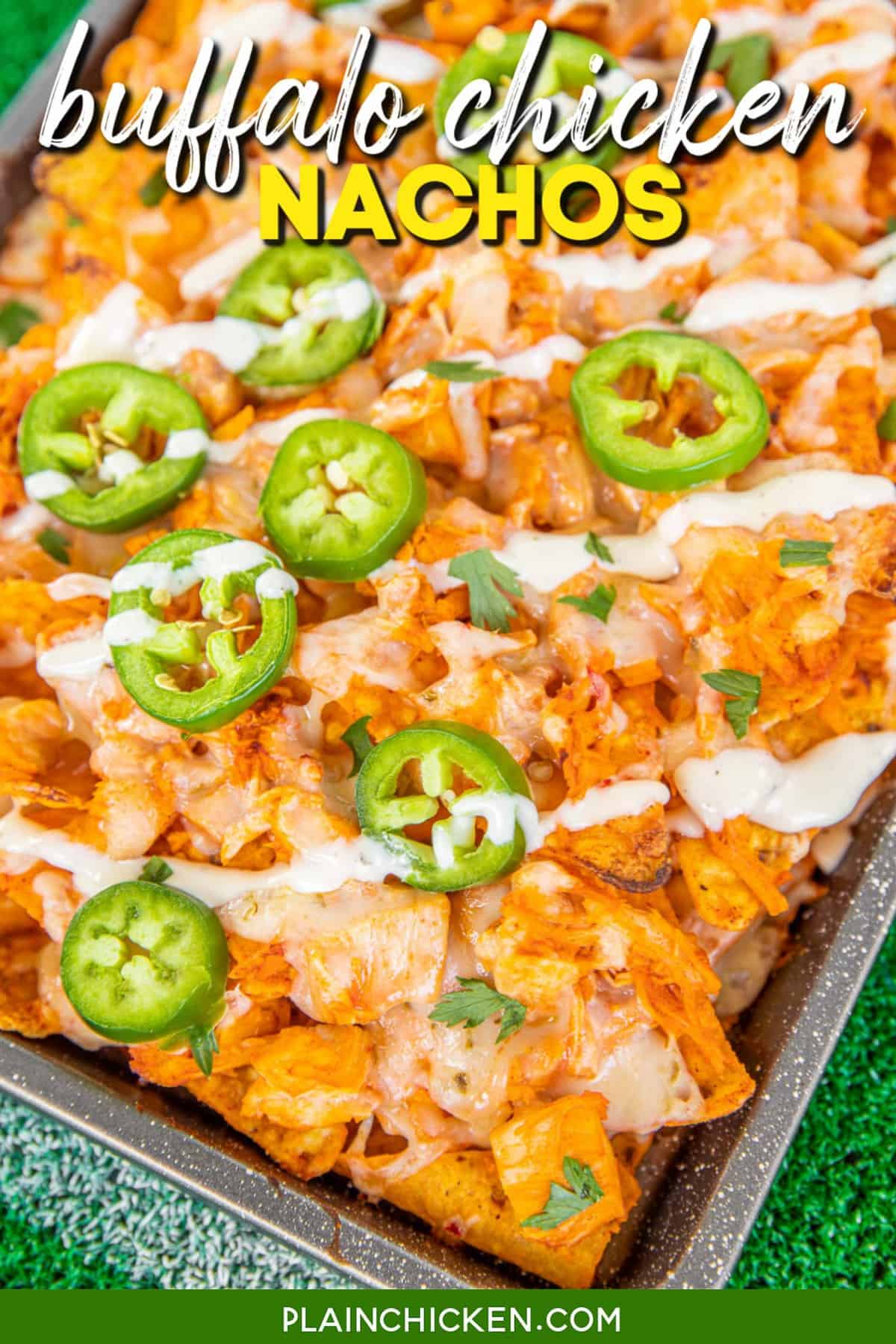 Buffalo Chicken Nachos