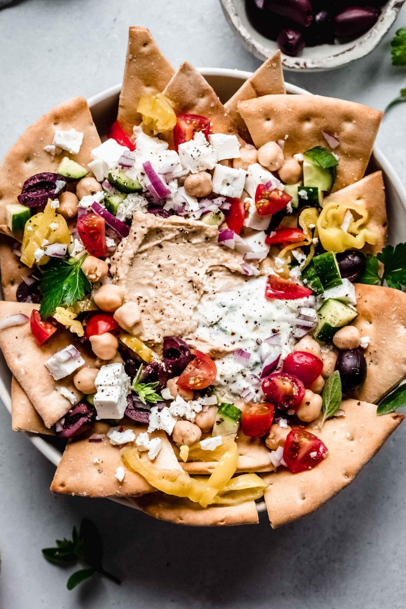Easy Greek Nachos Recipe