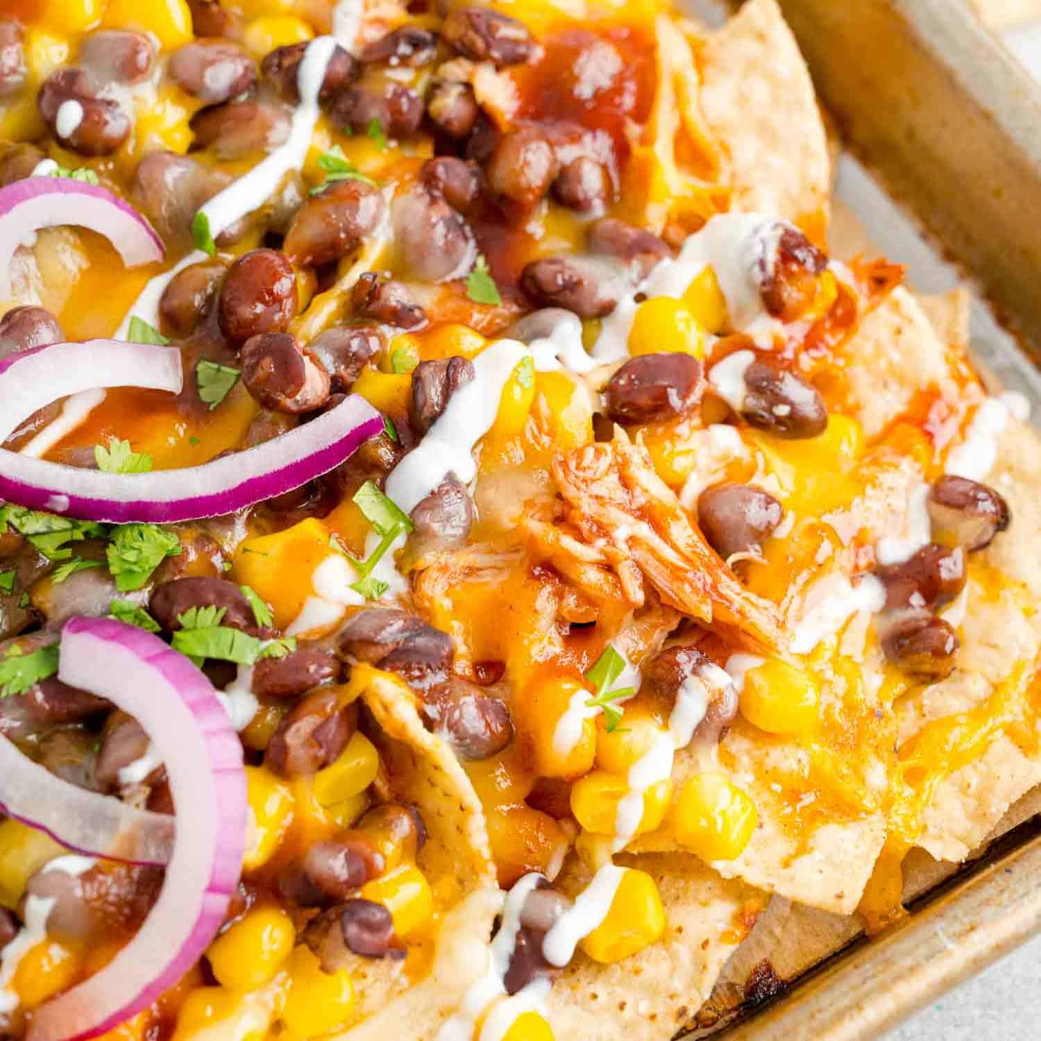 BBQ Chicken Nachos