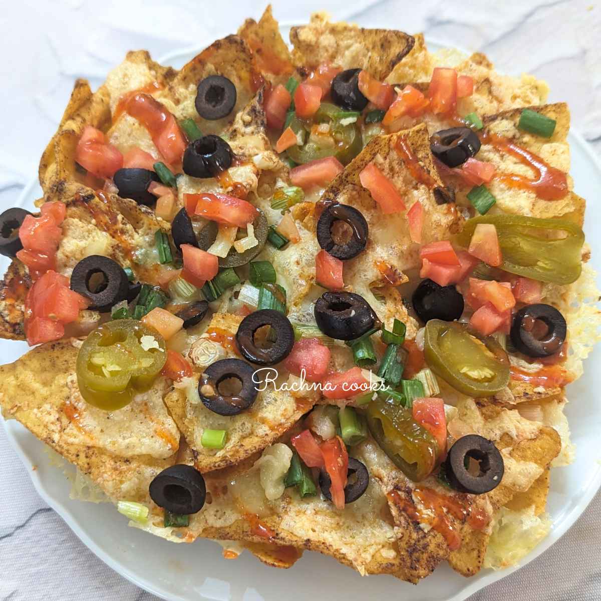 Air fryer Loaded Nachos