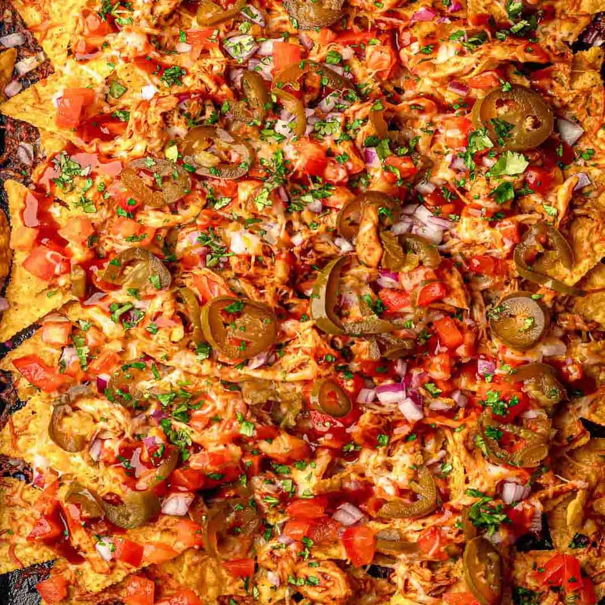 BBQ Chicken Nachos