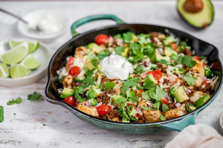 Keto Pork Rind Nachos