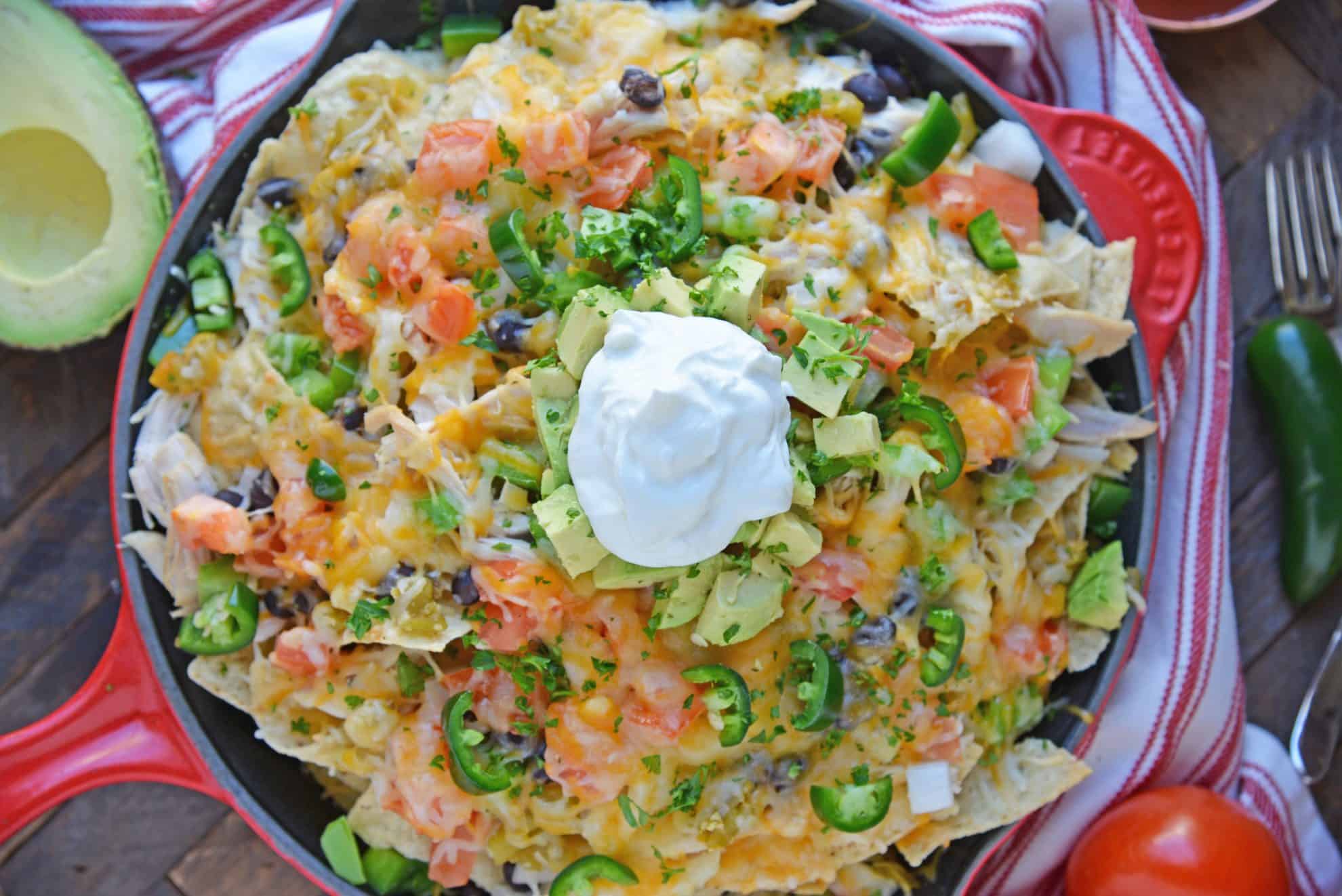 Loaded Chicken Nachos
