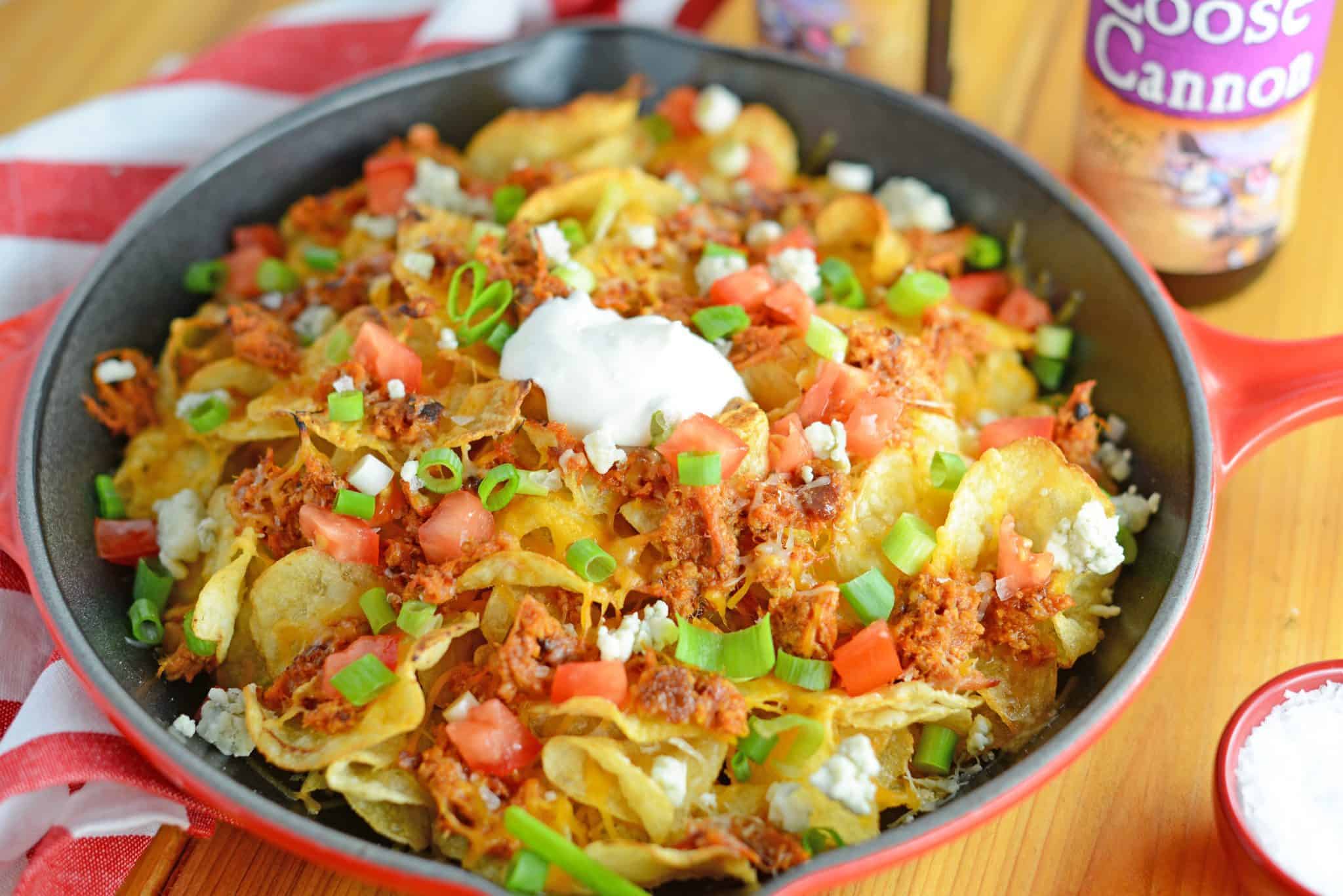Pulled Pork Potato Chip Nachos