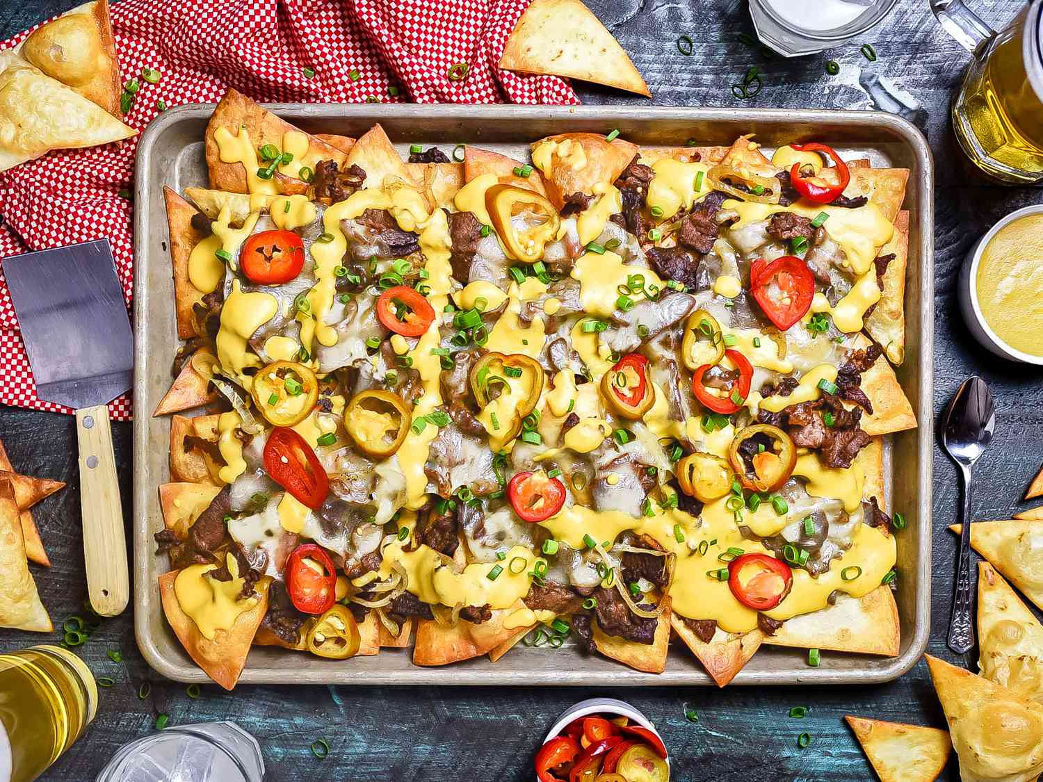 Cheesesteak Nachos Recipe
