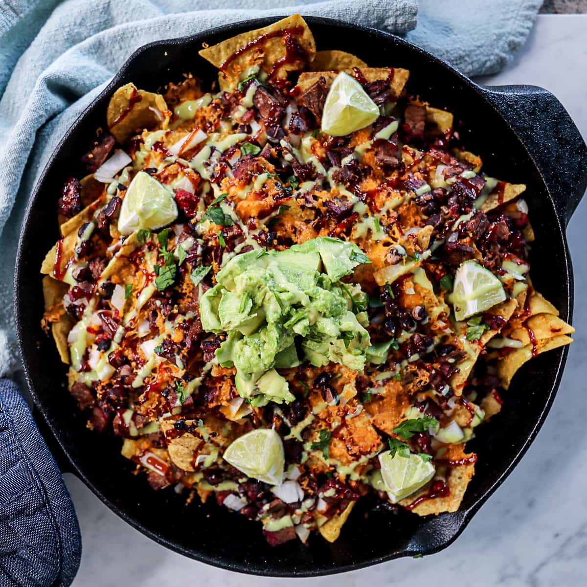 Traeger Smoked Nachos With Brisket (Chicken, Pork) Recipe | Sip Bite Go