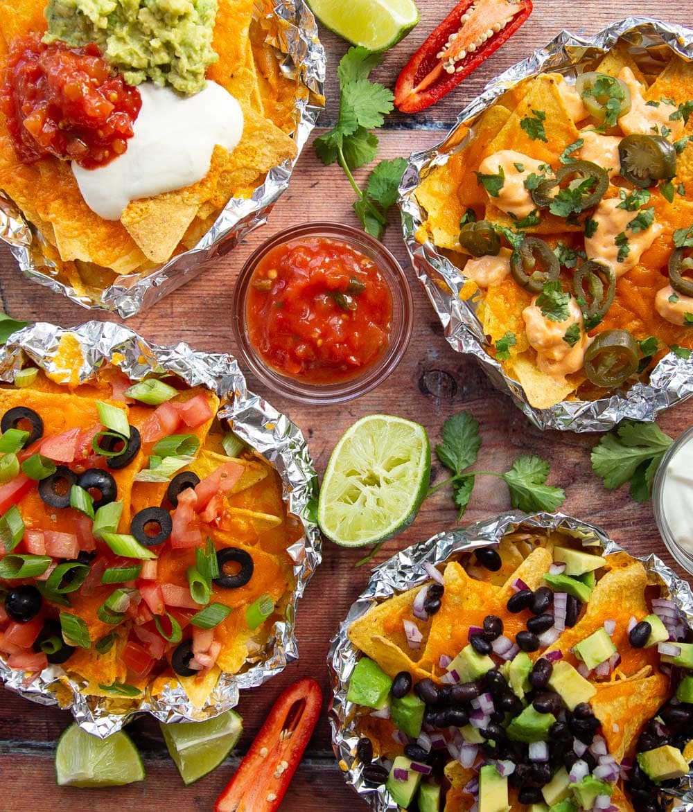 Individual Nachos (Foil Packet Nachos)