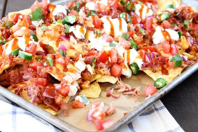 Southern Sheet Pan Nachos