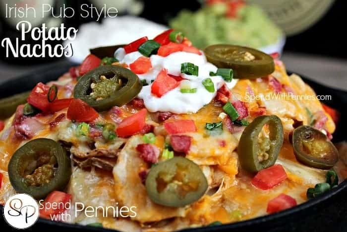Irish Pub Style Potato Nachos
