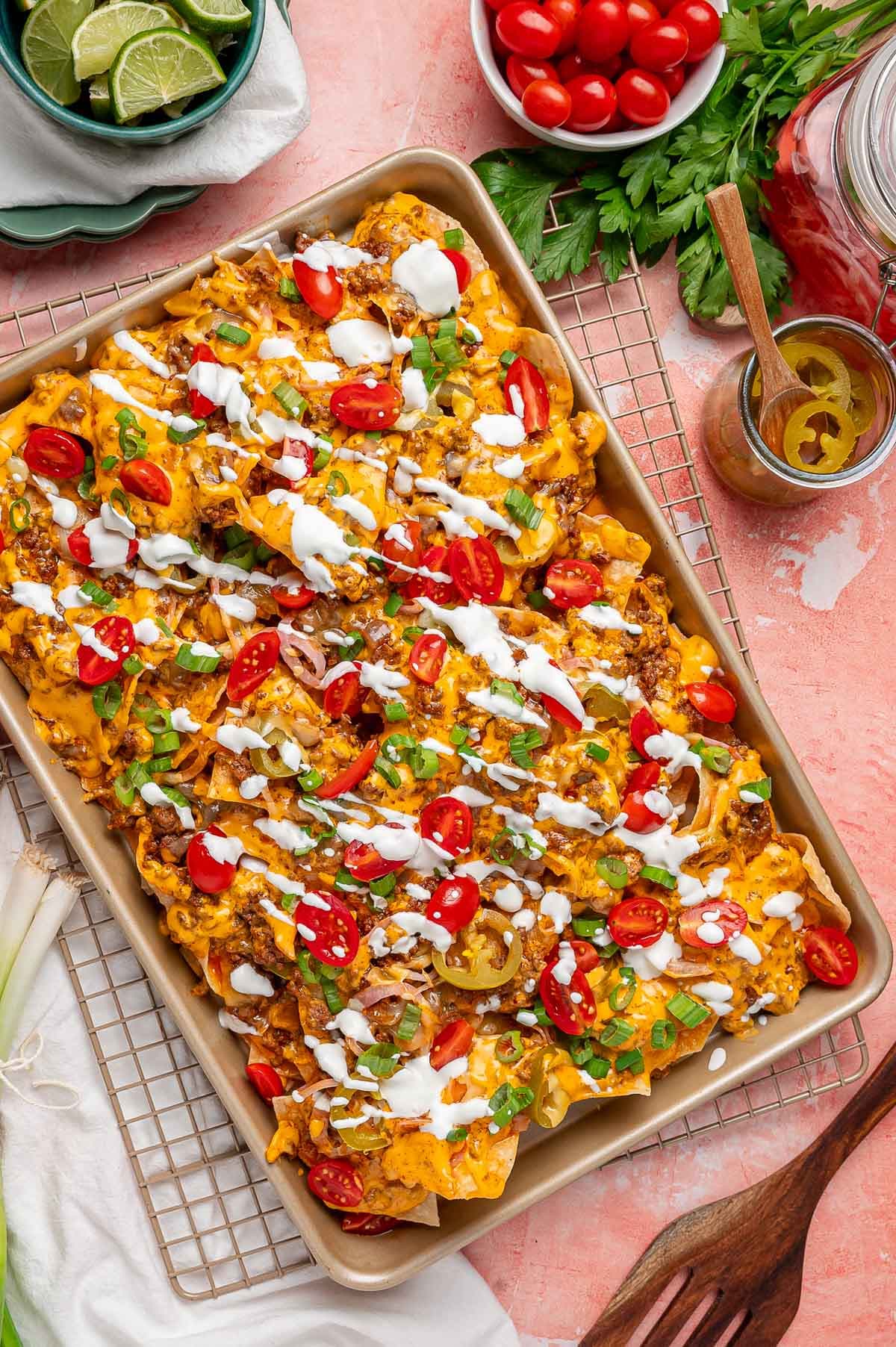 Sliding Sheet Pan Nachos