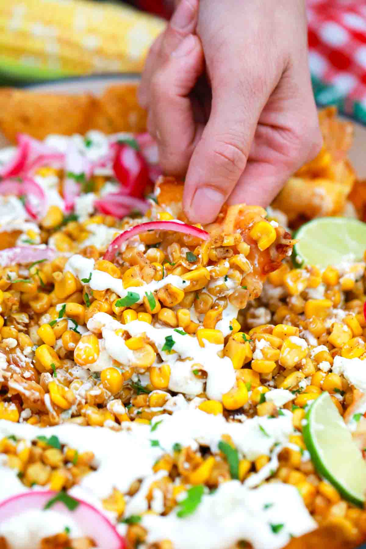 Mexican Street Corn Nachos