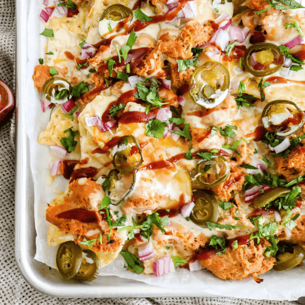 BBQ Chicken Nachos