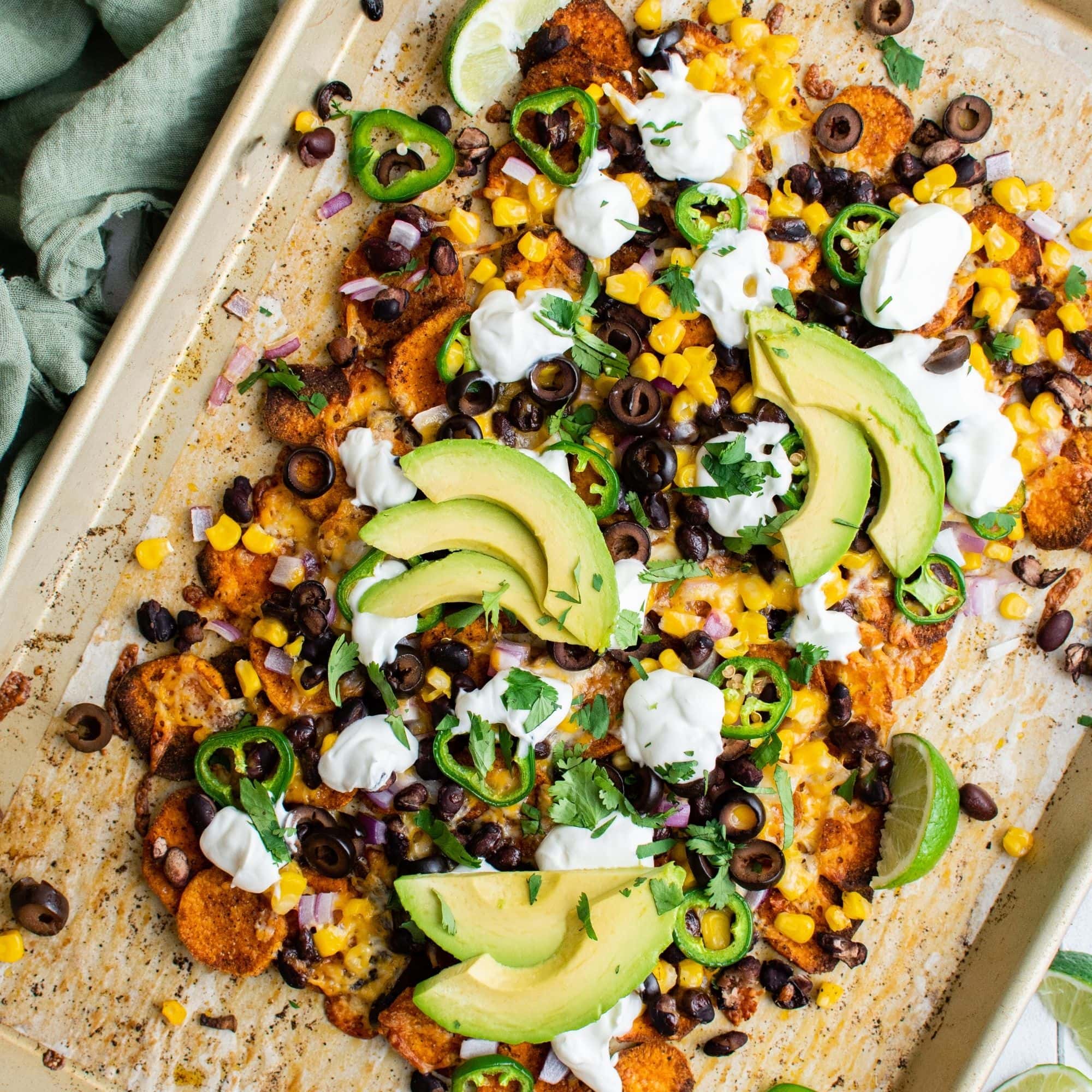 Easy Baked Sweet Potato Nachos