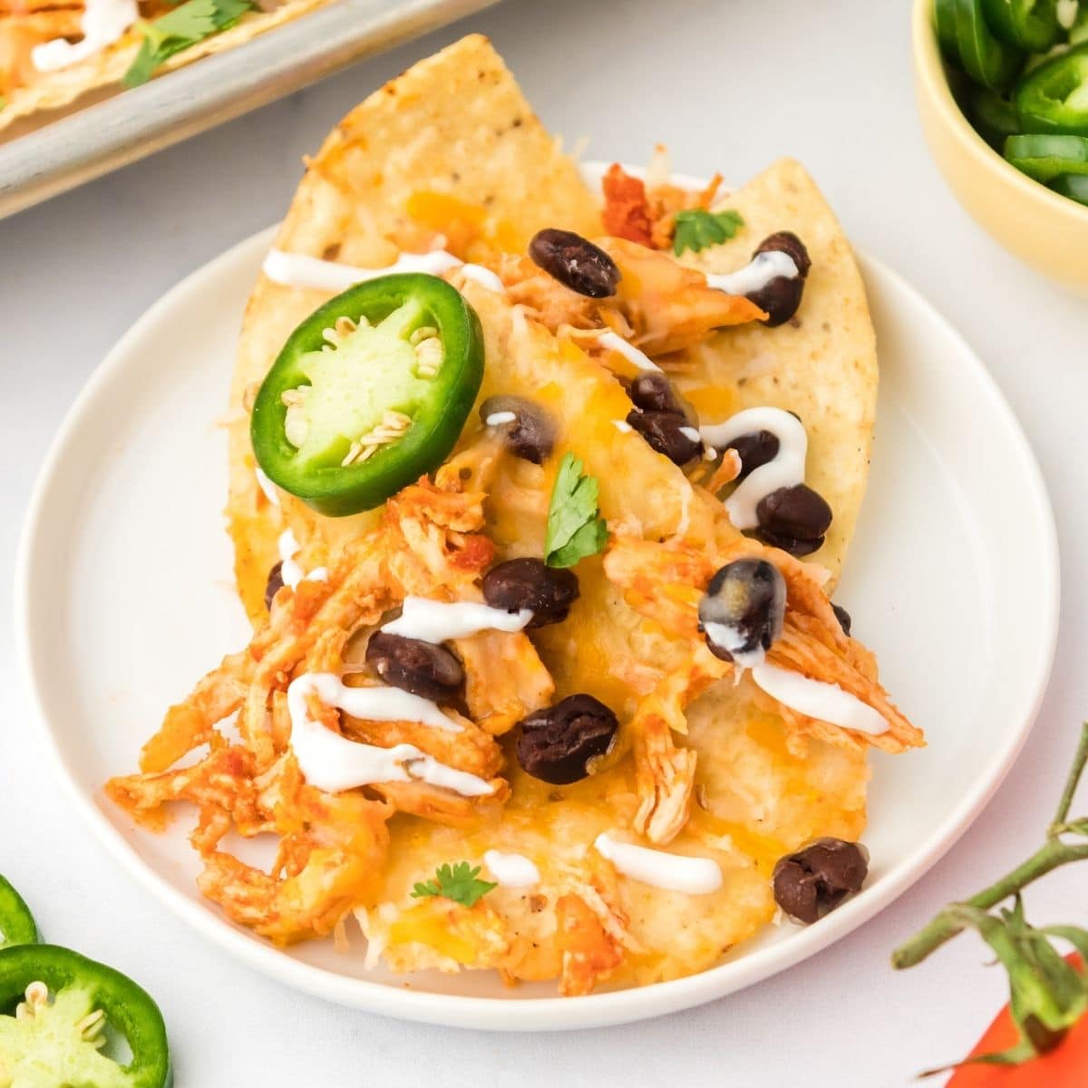 Instant Pot Chicken Nachos