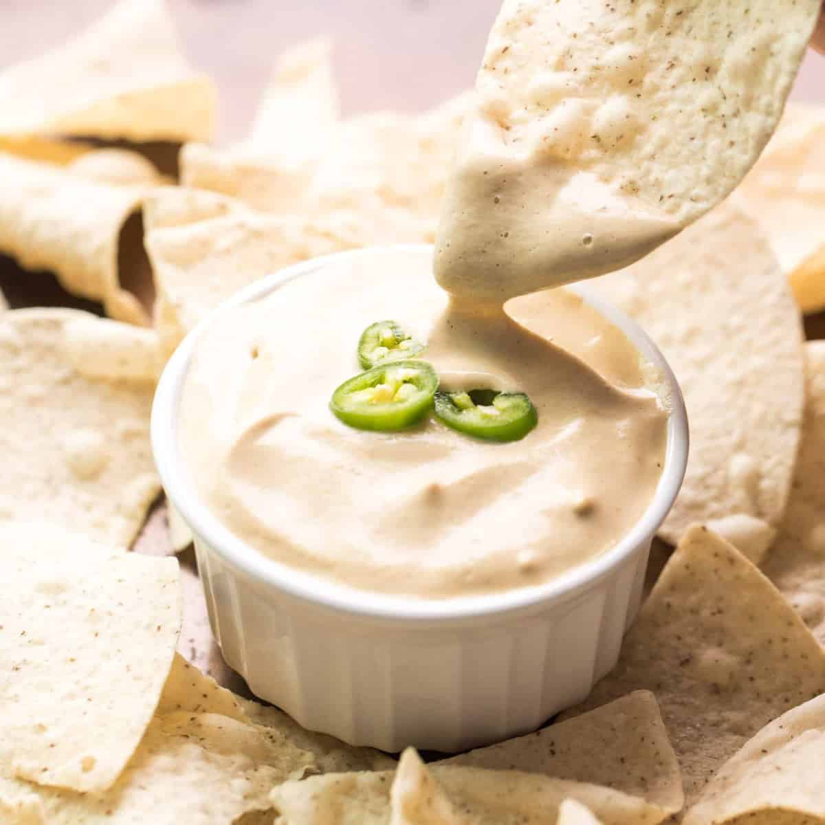 Whole30 + Dairy Free Queso Nacho Cheese