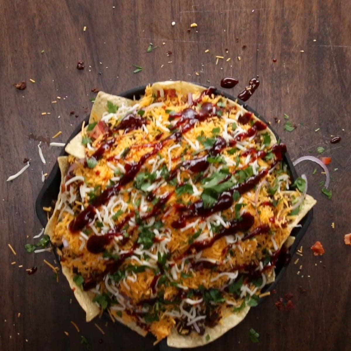 BBQ Cheeseburger Nachos Recipe by Tasty
