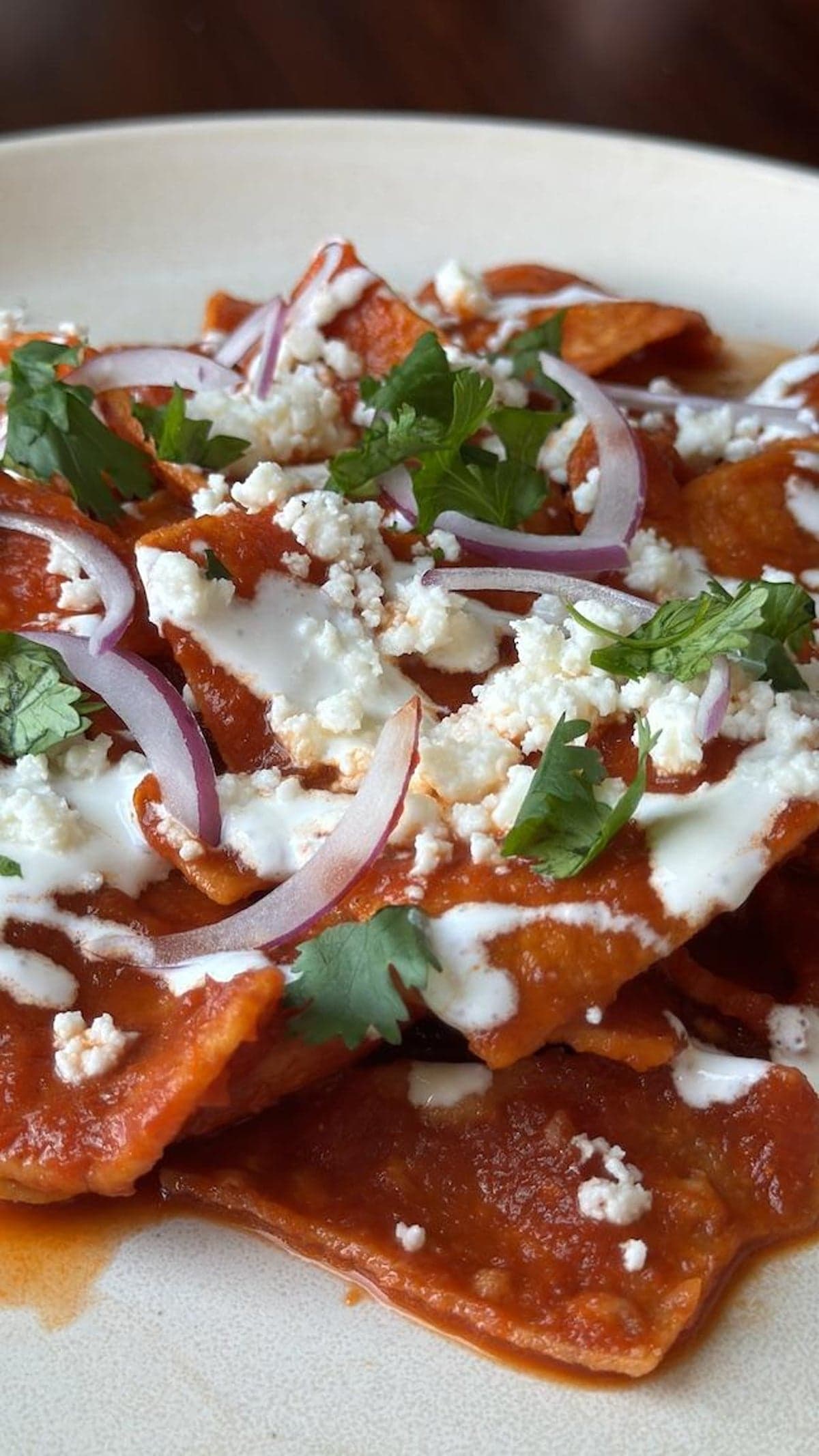 Chilaquiles in Salsa Roja Recipe by Tasty