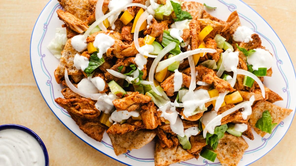 Shawarma Nachos As Made By Amina Recipe by Tasty