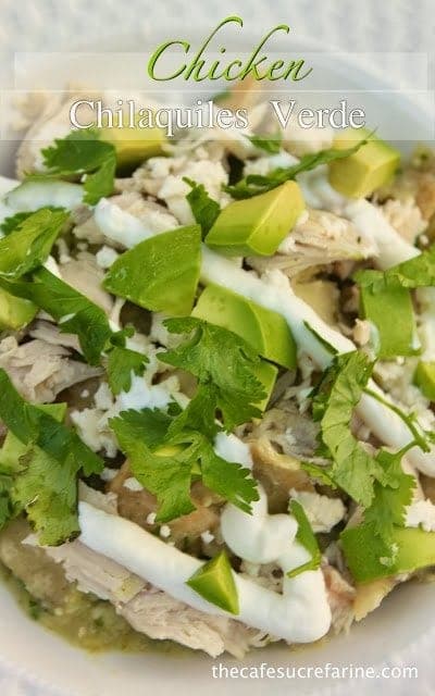 Chicken Chilaquiles Verde