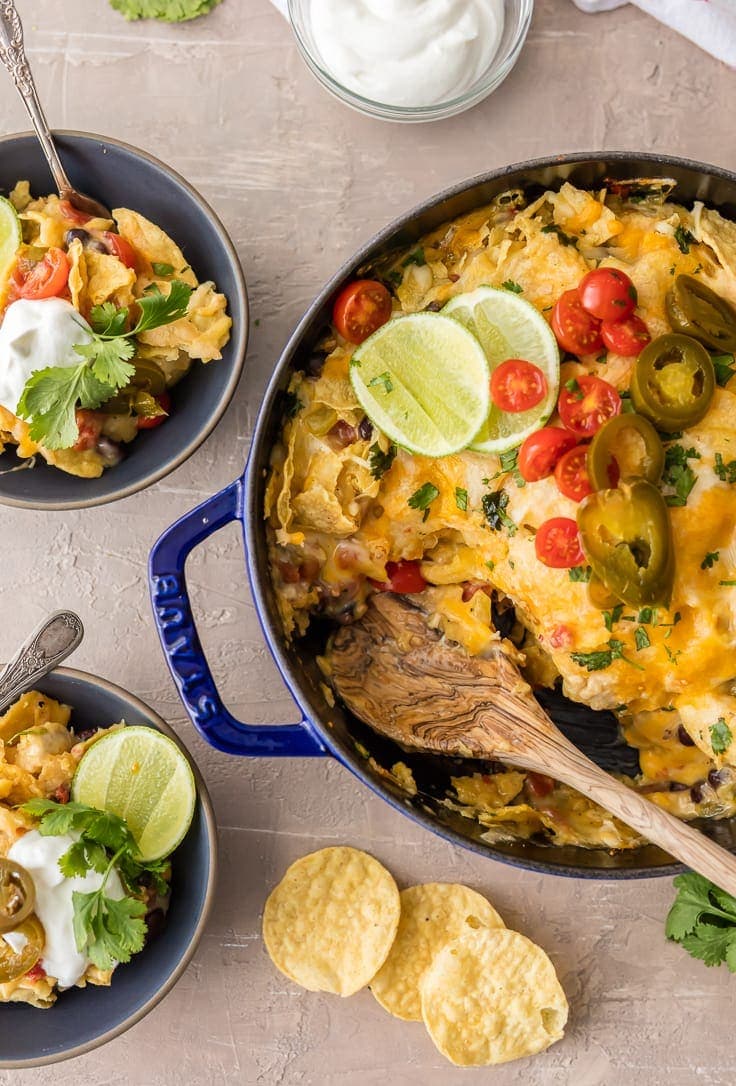 (Super Easy) Chicken Nacho Casserole Recipe