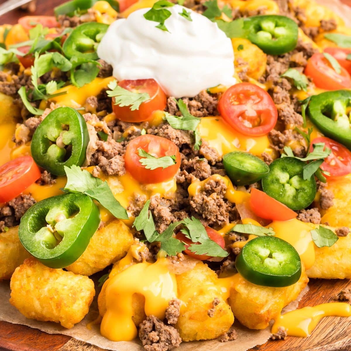 Tachos (Tater Tot Nachos)