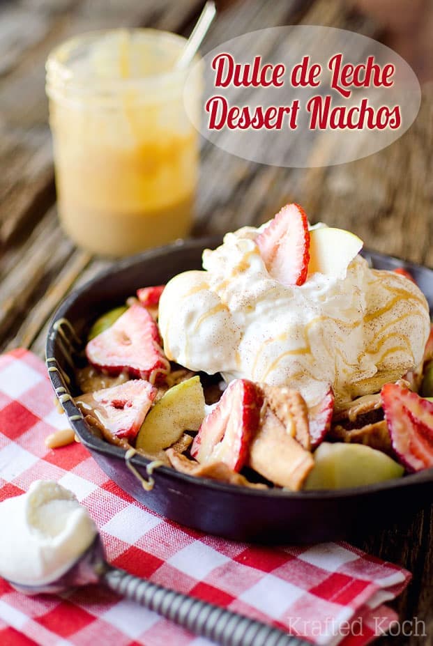 Dulce de Leche Dessert Nachos