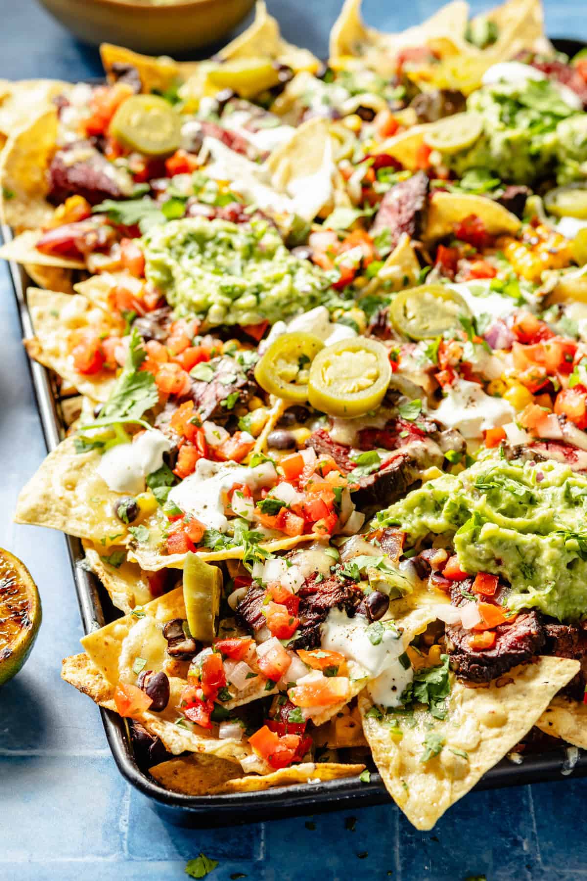 Grilled Chipotle Steak Nachos