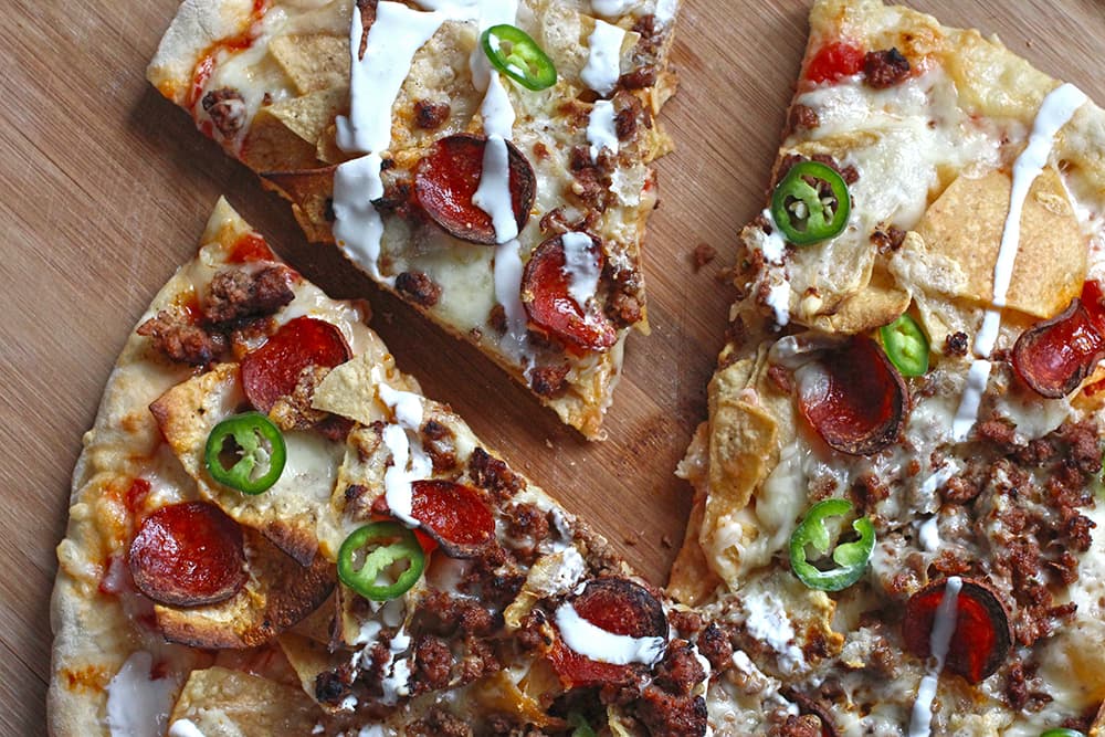 Loaded Nacho Pizza