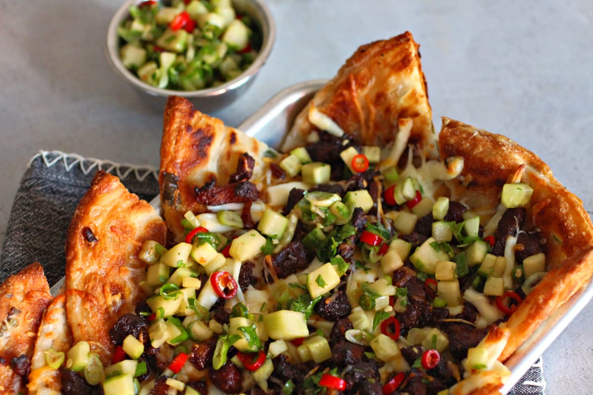 Scallion Pancake Nachos