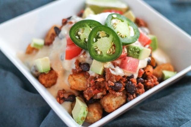 Tater Tot Nachos (“Tot-chos”)