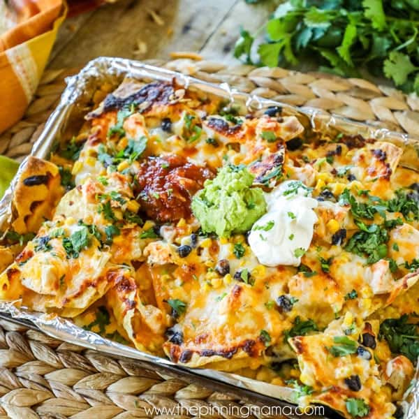Baked Chicken Nachos