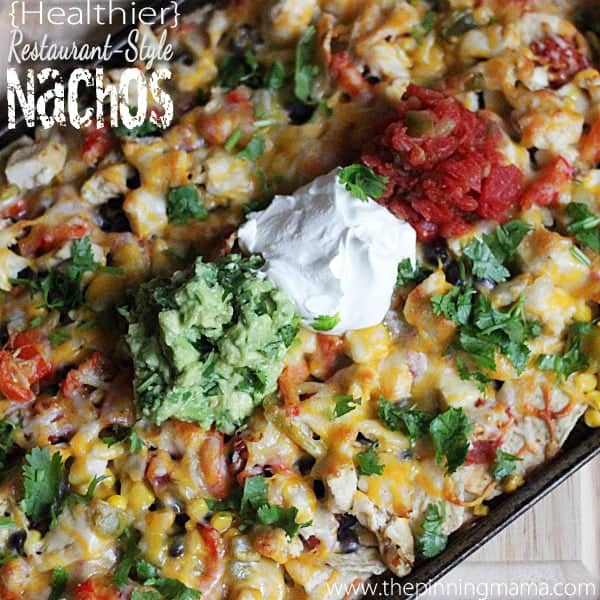 {Healthier} Restaurant Style Nachos Recipe