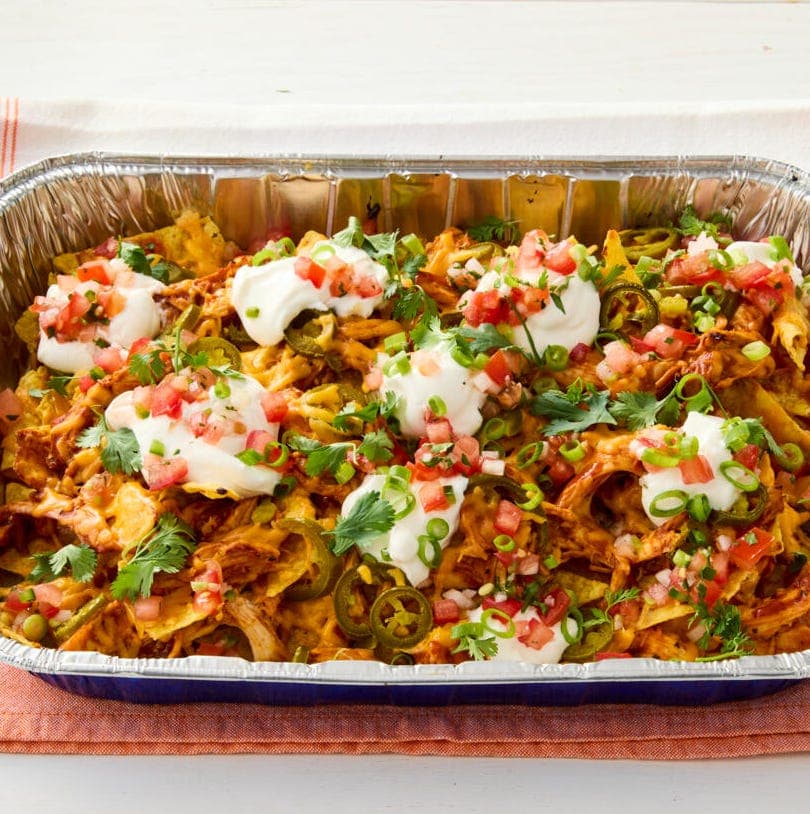 Grilled BBQ Chicken Nachos