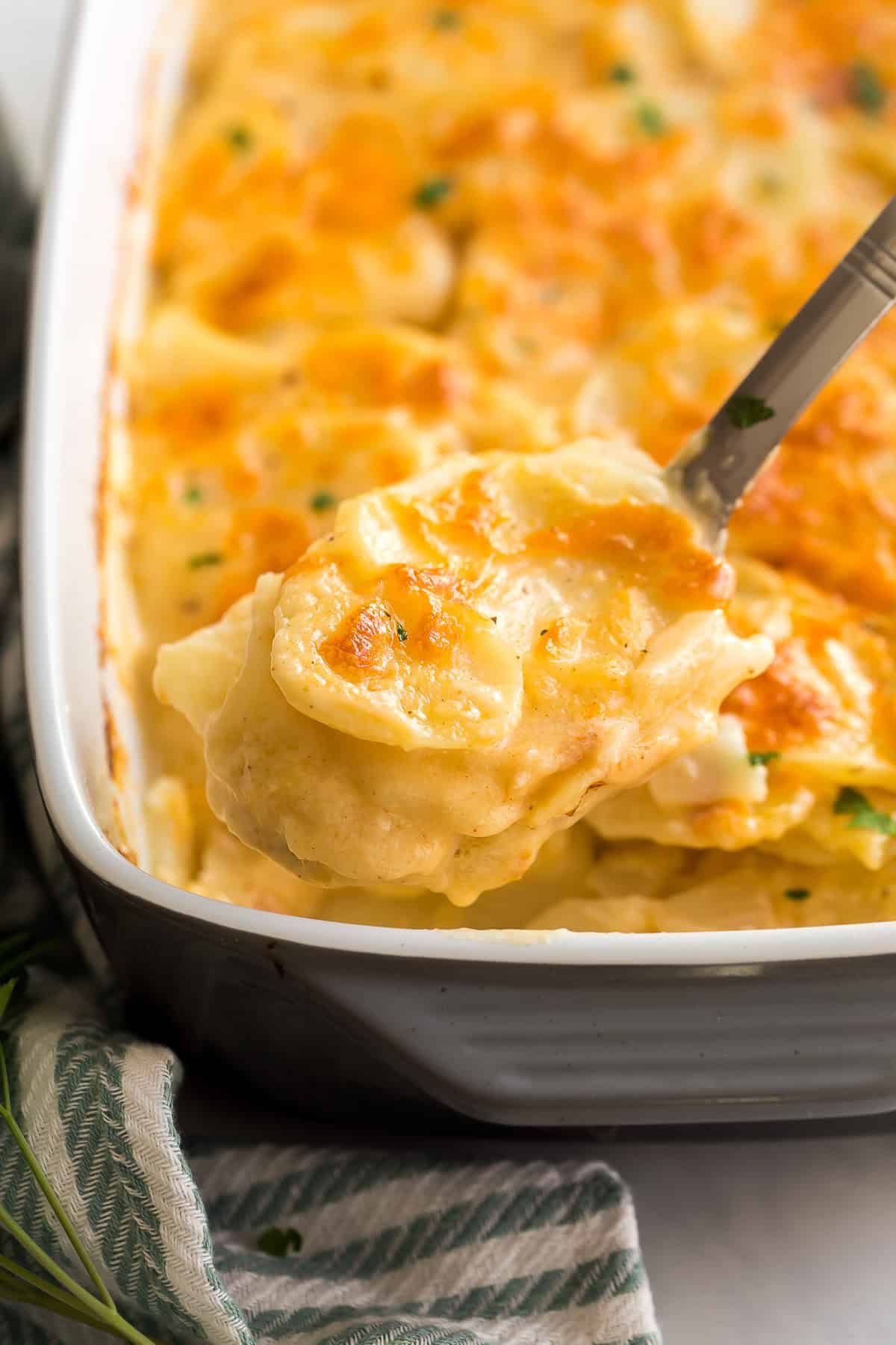 Nacho Cheese Scalloped Potatoes