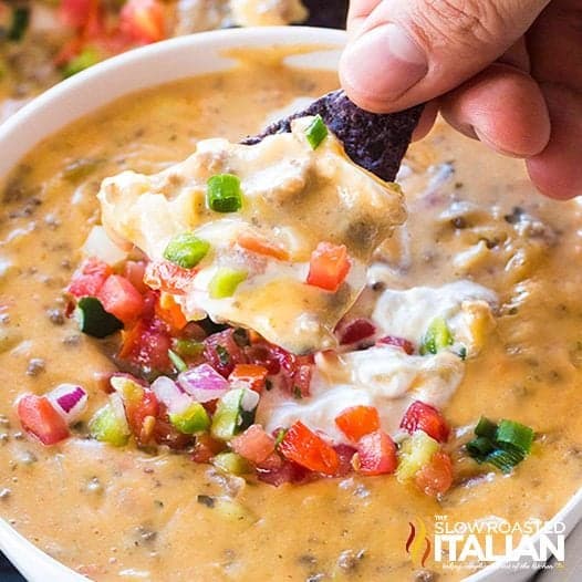Slow Cooker Nacho Dip + Video