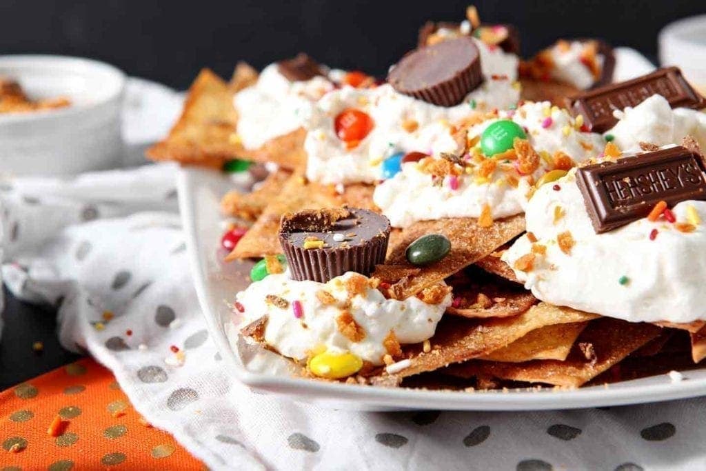 Halloween Dessert Nachos