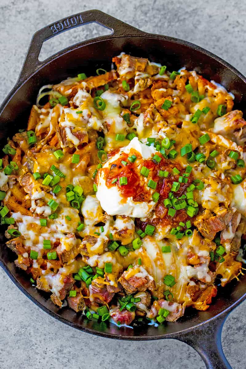 Steak and Potato Nachos