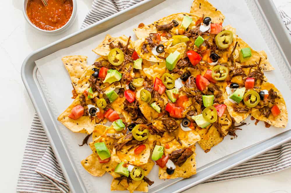 Shredded Beef Nachos