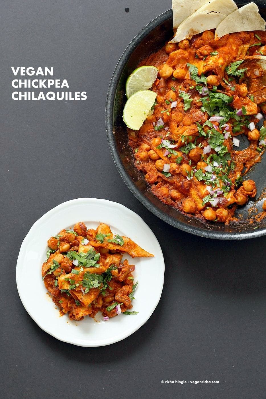 Vegan Chilaquiles with Chickpeas Recipe