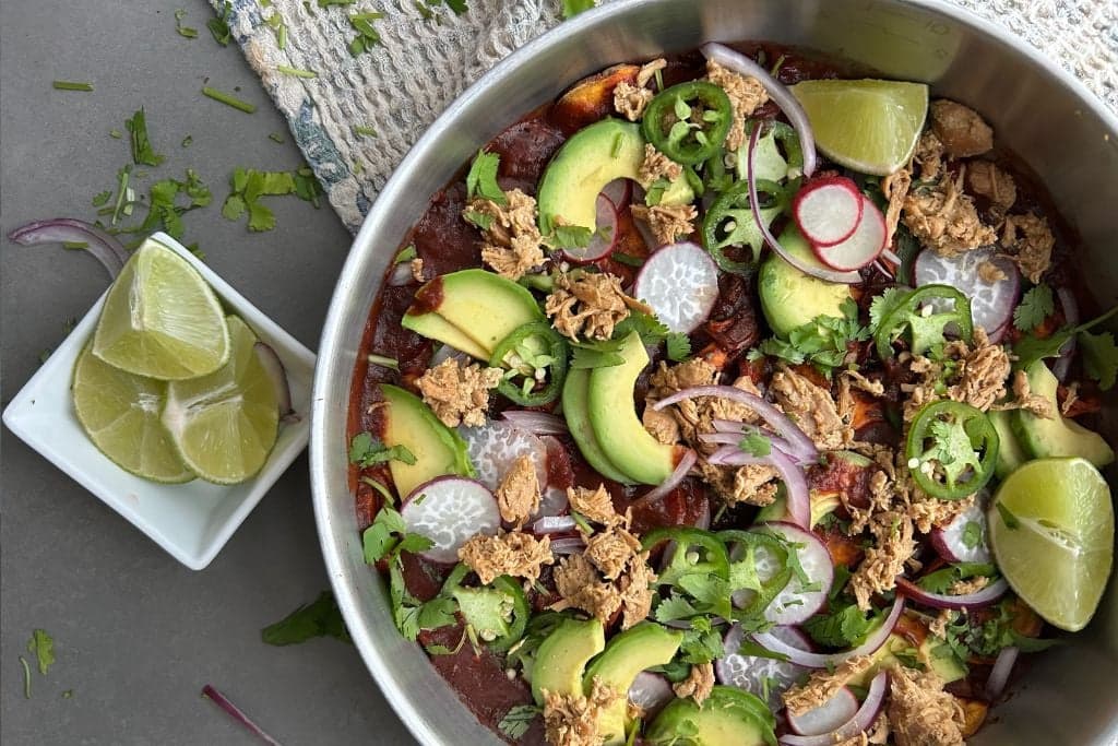 Sweet Potato Chilaquiles