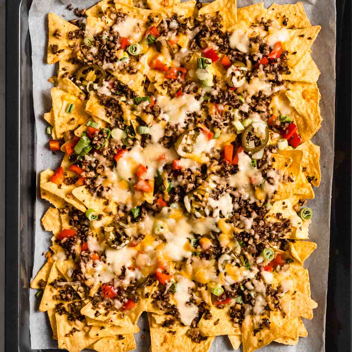 Loaded Veggie Nachos