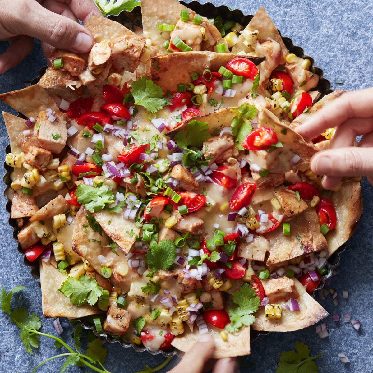 Fiesta BBQ Chicken Nachos