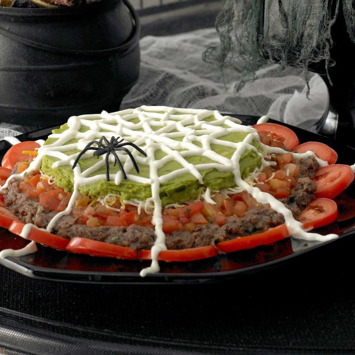 Spiderweb Nacho Spread