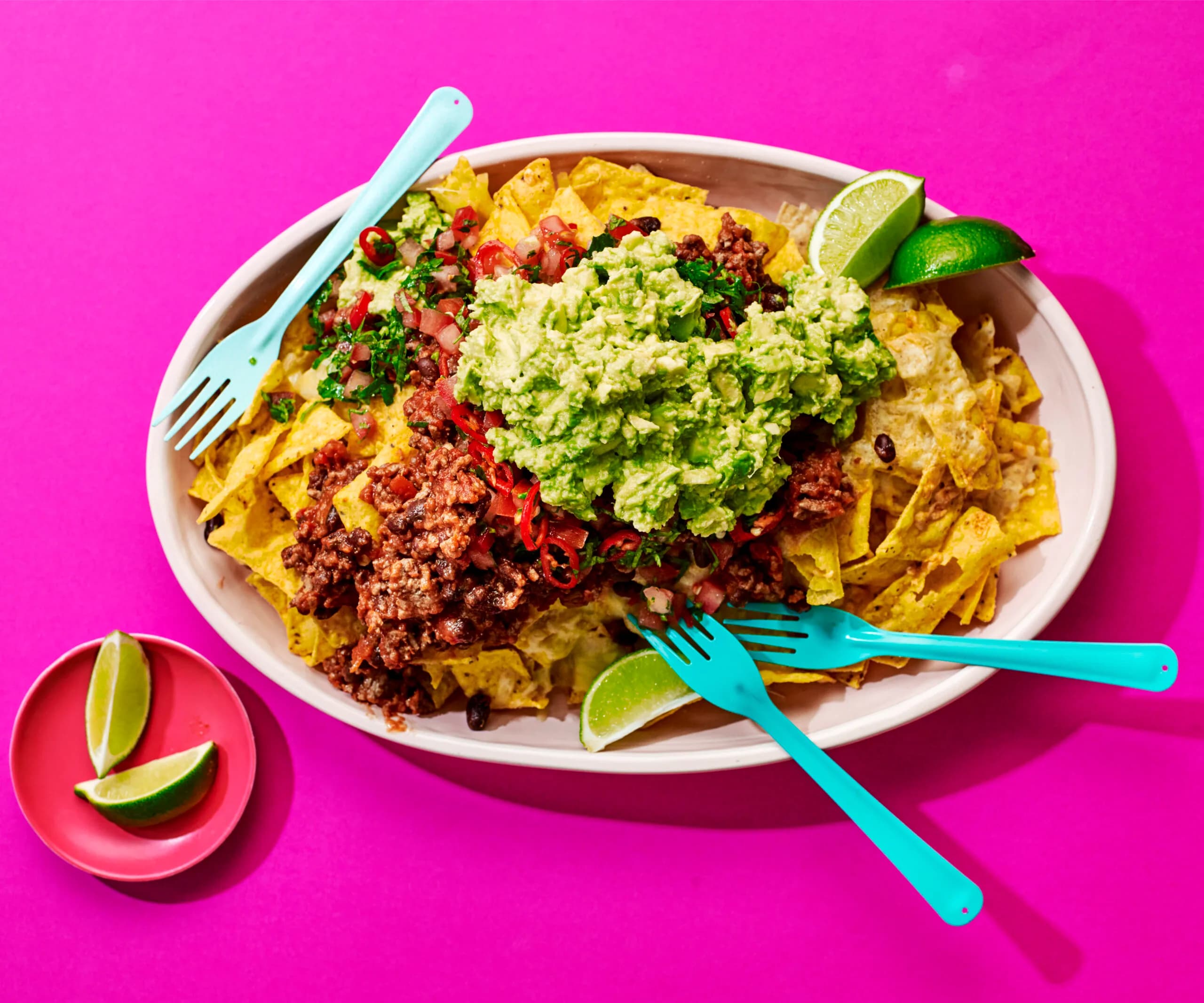Beef nachos