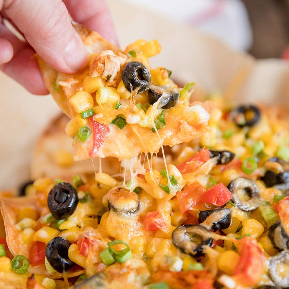 Loaded Chicken Nachos